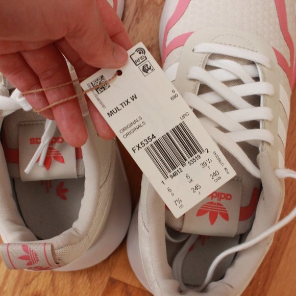 Adidas Multix Women Casual Athletic Sneakers Beige White Rose Pink Tan F… - Picture 3 of 5